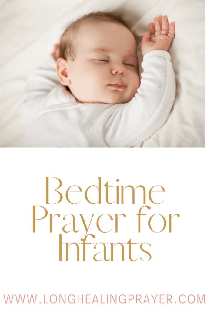 BEDTIME PRAYER FOR INFANTS
