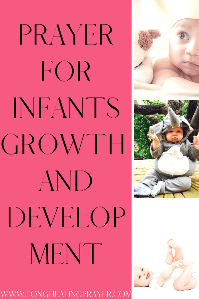 PRAYER FOR INFANTS GROWTH AND DEVELOPMENT