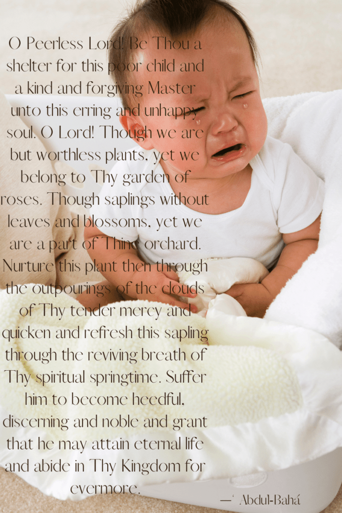 Prayer for Infant Sleep